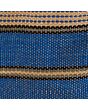 Vorschaubild Jutetasche, handgewebt, blaugestreift